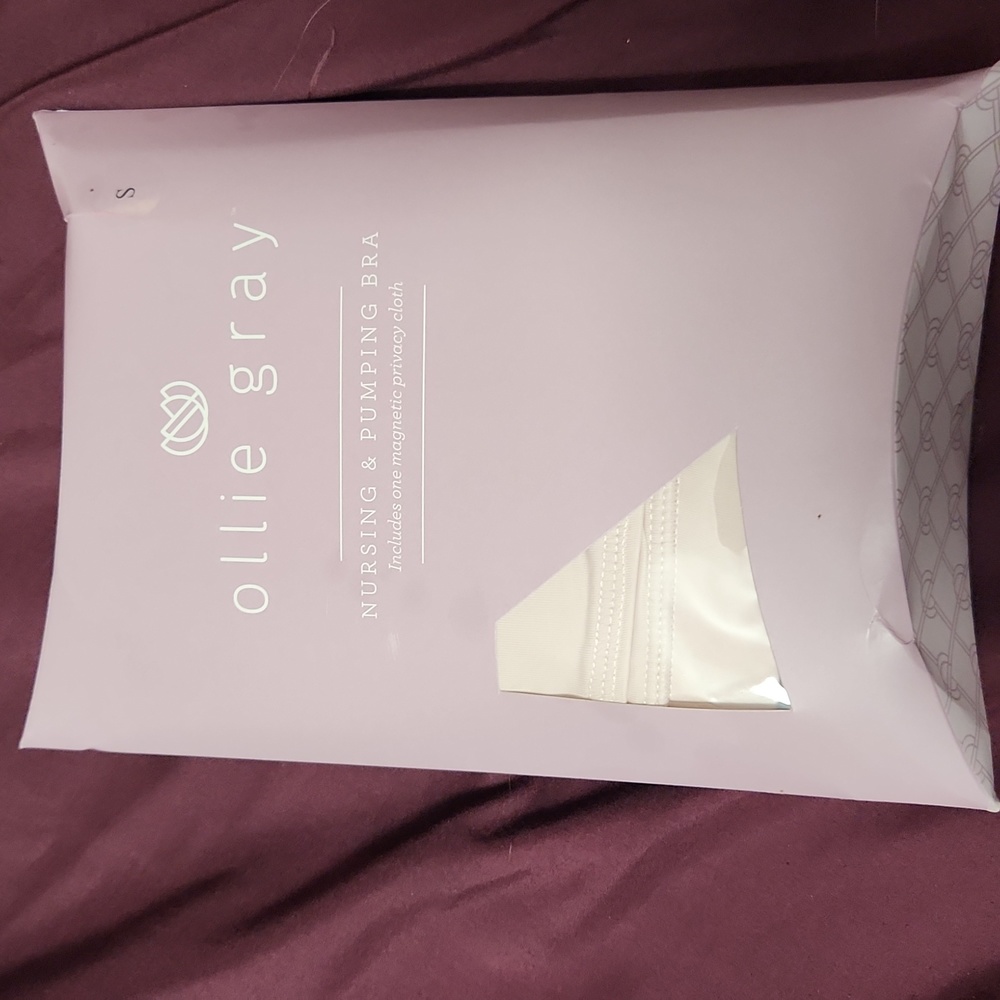 NIB Ollie Gray Anywhere Bra Nude W/Nursing Cover S